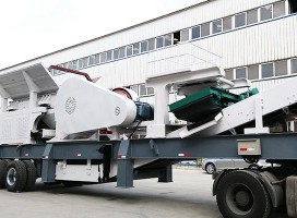 鄭州履帶式破碎站廠家,時產150噸移動石子機型號