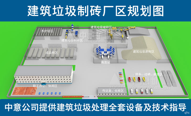 建筑垃圾制磚廠區規劃