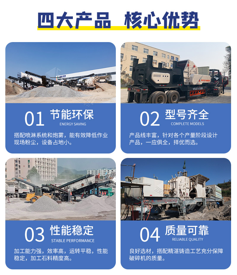 移動式建筑垃圾再生利用設備優勢