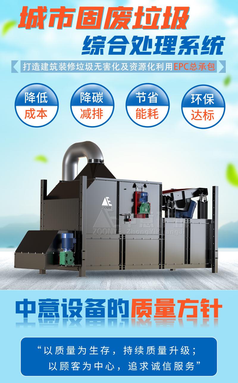 城市固廢垃圾綜合處理系統