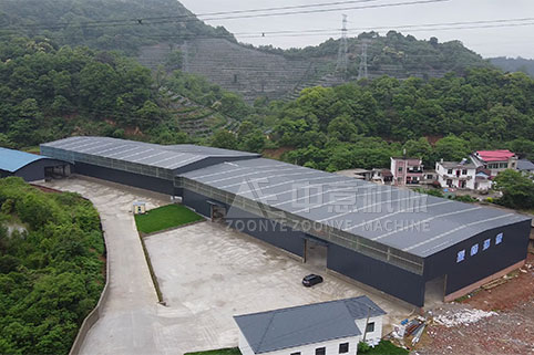 江西九江建筑裝修垃圾資源化利用項目現場