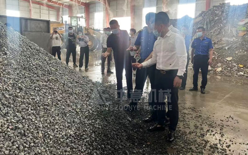 分揀、破碎的建筑骨料
